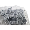 Pack of 25 NEW WAGO 249-116 Screwless End Stop 6mm Wide for DIN-35 Rail Gray