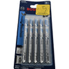 Pack of 5 NEW Bosch T127DF 4 Inch 8 TPI Special for Aluminum T-Shank Jig Saw Blades
