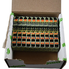 Pack of 10 NEW WAGO 2206-8031/000-053 TOPJOB S Distribution Terminal Block Gray