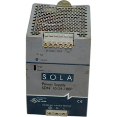 Emerson SolaHD SDN 10-24-100P Power Supply 24VDC 10A 240W DIN Rail