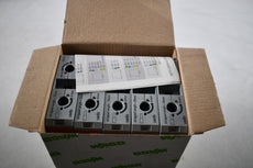 NEW Pack of 5 Wago 285-195 2-Conductor Through Terminal Block 1000V 232A Gray