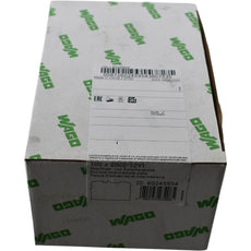 NEW Box of 100 Wago 2002-1291 End and Intermediate Plate 0.8mm Gray TOPJOB S