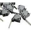 NEW Pack of 9 Wago 285-447 Power Tap Terminal Block 1000V 41A Gray