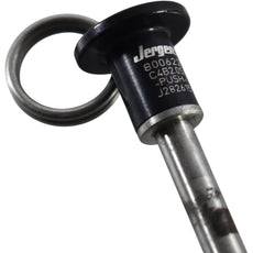 Jergens 800622 Kwik-Lok Button Handle Quick Release Pin 1/4'' Dia 2'' Grip SS