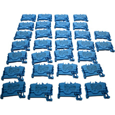 NEW Lot of 30 Wago 2002-1204 TOPJOB S 2-Conductor Terminal Block 800V 24A Blue