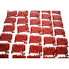 NEW Lot of 42 Wago 2002-1203 TOPJOB S 2-Conductor Terminal Block 800V 24A Red