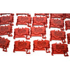 NEW Lot of 42 Wago 2002-1203 TOPJOB S 2-Conductor Terminal Block 800V 24A Red