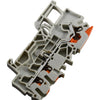 NEW Wago 2102-5309 TOPJOB S 3-Conductor Through Terminal Block 800V 24A Gray