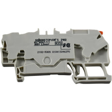 NEW Wago 2102-5309 TOPJOB S 3-Conductor Through Terminal Block 800V 24A Gray