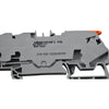 NEW Lot of 2 Wago 2104-5301 TOPJOB S 3-Conductor Terminal Block 800V 32A Gray