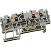 Lot of 6 NEW Wago 2202-1409 TOPJOB S 4-Conductor Through Terminal Block 32A