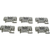 Lot of 6 NEW Wago 2202-1409 TOPJOB S 4-Conductor Through Terminal Block 32A