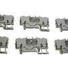 Lot of 6 NEW Wago 2202-1409 TOPJOB S 4-Conductor Through Terminal Block 32A