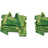 Lot of 2 NEW Wago 2250-1207 TOPJOB S 2-Conductor Ground Terminal Block 1mm�