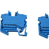 Lot of 2 NEW Wago 2250-1204 TOPJOB S 2-Conductor Terminal Block 1mm� Blue