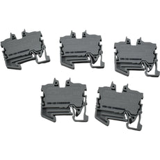 Lot of 5 NEW Wago 2250-1201 TOPJOB S 2-Conductor Terminal Block 1mm� Gray