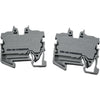 Lot of 5 NEW Wago 2250-1201 TOPJOB S 2-Conductor Terminal Block 1mm� Gray