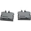 Lot of 4 NEW Wago 2252-0321 TOPJOB S 2-Conductor Miniature Terminal Block Gray