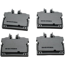 Lot of 4 NEW Wago 2252-0321 TOPJOB S 2-Conductor Miniature Terminal Block Gray