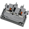 Lot of 4 NEW Wago 2252-0321 TOPJOB S 2-Conductor Miniature Terminal Block Gray