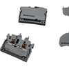 Lot of 4 NEW Wago 2252-0321 TOPJOB S 2-Conductor Miniature Terminal Block Gray