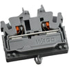 Lot of 3 NEW Wago 2252-0311 Miniature Through Terminal Block 32A Gray Push Button