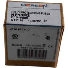 NEW Mersen HP10M2 HelioProtection 2A 1000VDC Photovoltaic Fuse Pack of 10