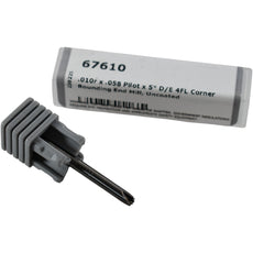 NEW Harvey Tool 67610 .010r x .058 Pilot x 5 D/E 4FL Corner Rounding End Mill