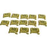 NEW Lot of 13 WAGO 2002-1206 TOPJOB S 2-Conductor Through Terminal Block