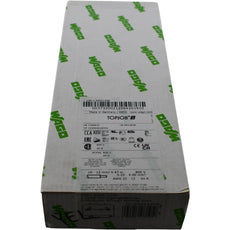 NEW Pack of 100 WAGO 2002-1206 TOPJOB S 2-Conductor Through Terminal Block