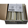 NEW Pack of 100 WAGO 2002-1208 TOPJOB S 2-Conductor Shield Terminal Block