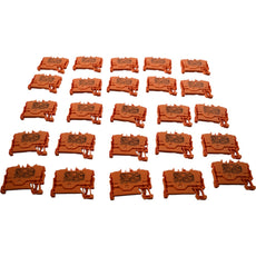 NEW Lot of 25 WAGO 2002-1202 TOPJOB S 2-Conductor Through Terminal Block
