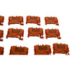 NEW Lot of 25 WAGO 2002-1202 TOPJOB S 2-Conductor Through Terminal Block