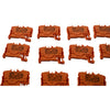 NEW Lot of 25 WAGO 2002-1202 TOPJOB S 2-Conductor Through Terminal Block