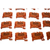 NEW Lot of 25 WAGO 2002-1202 TOPJOB S 2-Conductor Through Terminal Block