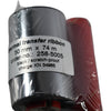 NEW WAGO 258-5005 Thermal Transfer Ink Ribbon Black 57mm x 74m Scratch-proof