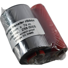 NEW WAGO 258-5005 Thermal Transfer Ink Ribbon Black 57mm x 74m Scratch-proof