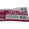 NEW QVS CC715-03BK CAT6 Gigabit Ethernet Patch Cord RJ45 Snagless Black 3ft