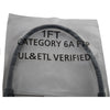 NEW Lot of 2 Cat6A FTP Shielded Ethernet Patch Cable Black 1FT 10Gbps RJ45
