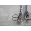 NEW Lot of 2 Cat6A FTP Shielded Ethernet Patch Cable Black 1FT 10Gbps RJ45