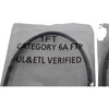 NEW Lot of 2 Cat6A FTP Shielded Ethernet Patch Cable Black 1FT 10Gbps RJ45
