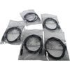 NEW Lot of 5 Cat5e Patch Cord Ethernet Network Cable 350MHz UTP 3FT Black