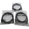 NEW Lot of 3 Cat6A FTP Shielded Ethernet Patch Cable Black 3FT 10Gbps RJ45