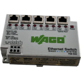 WAGO 758-500 Industrial Ethernet Switch 5 Port 10/100 Mbps DIN Rail 30VDC