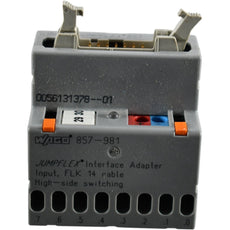 WAGO 857-981 JUMPFLEX Interface Adapter Input FLK 14 High-side Switching 24VDC