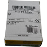 NEW WAGO 750-439 8-Channel Digital Input Module NAMUR Intrinsically Safe Ex i