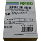 NEW WAGO 750-638 2-Channel Up/Down Counter 16-Bit 500Hz PLC I/O System