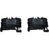 NEW Lot of 2 WAGO 2002-1205 TOPJOB S 2-Conductor Terminal Block Black Ex e II