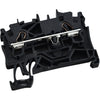 NEW Lot of 2 WAGO 2002-1205 TOPJOB S 2-Conductor Terminal Block Black Ex e II