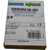 NEW WAGO 750-460 4-Channel Analog Input Module AI PT100/RTD PLC I/O System
